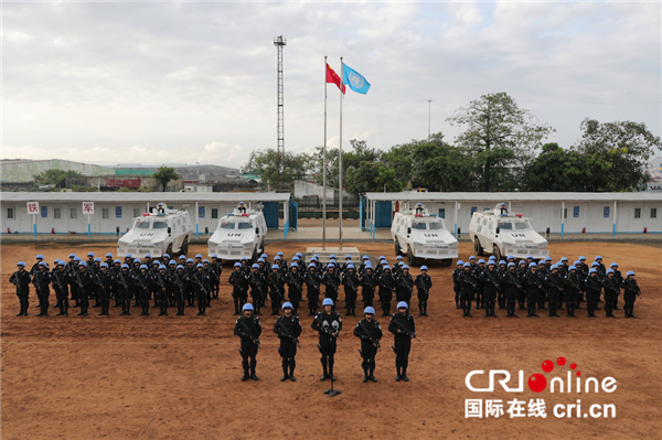 【唐已審】【供稿】【焦點圖】【移動端】【南寧】（首頁標題）維和鐵軍閃耀西非 八桂藍盔書寫輝煌（內容頁標題）維和鐵軍閃耀西非 八桂藍盔書寫輝煌---中國第五支赴利比裡亞維和警察防暴隊取得 “六個歷史性突破”紀實