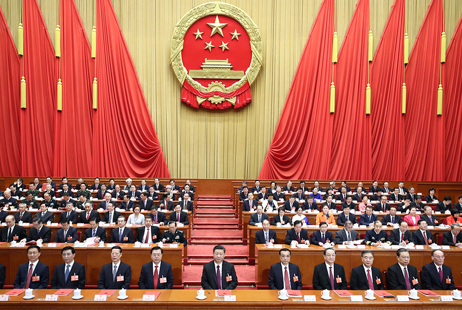 “萬眾一心向前進”！——國家主席習近平在十三屆全國人大一次會議閉幕會講話側記