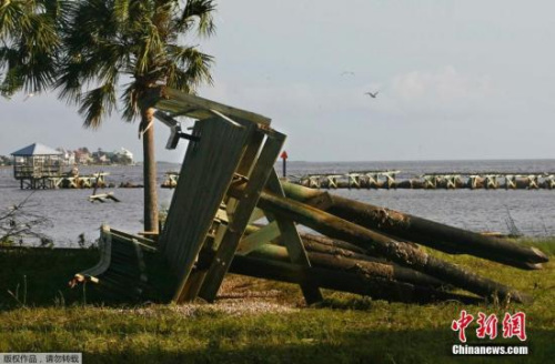 美國熱帶風暴赫米納導致2人死亡 民眾假期泡湯