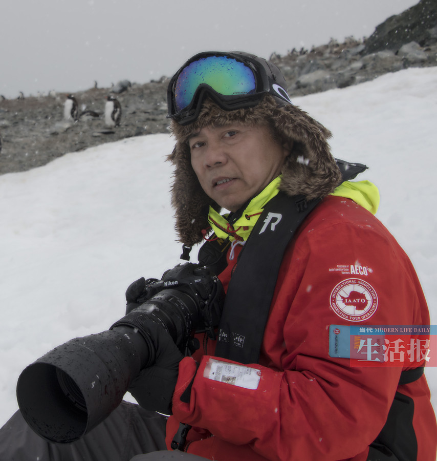 【焦點圖】（首頁標題）六旬南寧老人遊南極（內容頁標題）年紀阻礙不了想看世界的心 六旬南寧老人遊南極