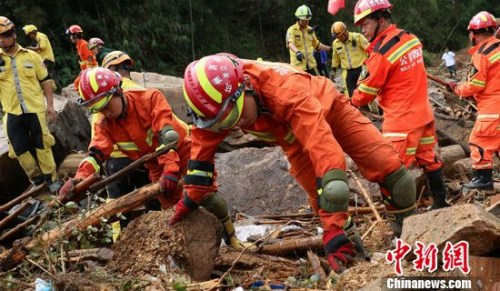 直擊浙江遂昌山體滑坡“救援黃金72小時”