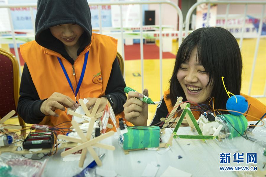 海峽兩岸中小學生倣生機器人競賽在安徽蕪湖舉行