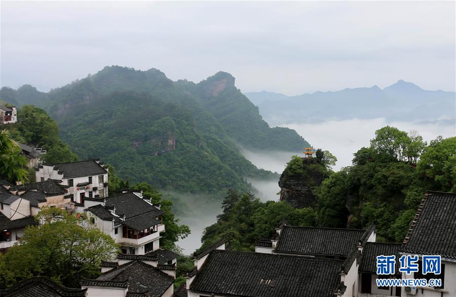 浙江仙居：雲霧縹緲景如畫