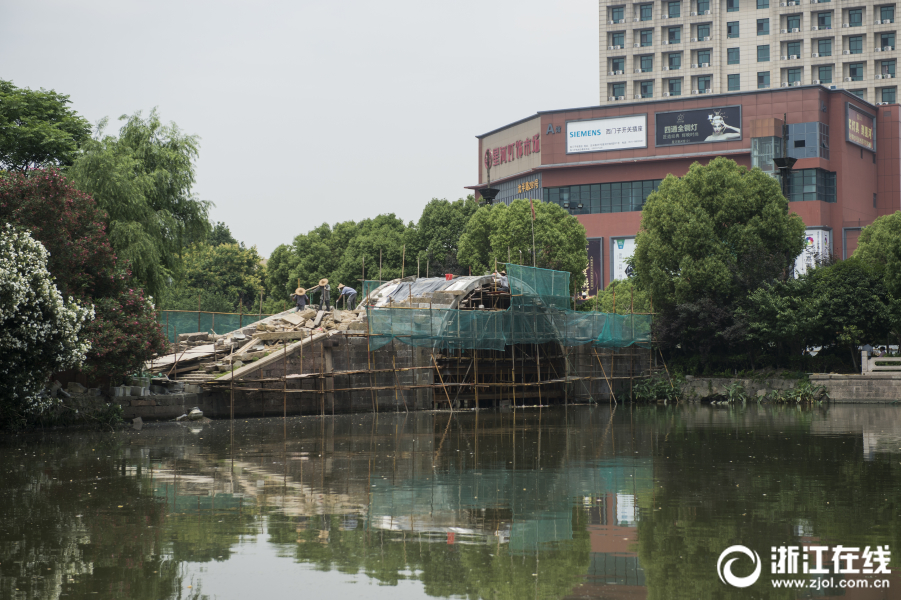 杭州百年老橋修復現雛形 市民期待重走古橋