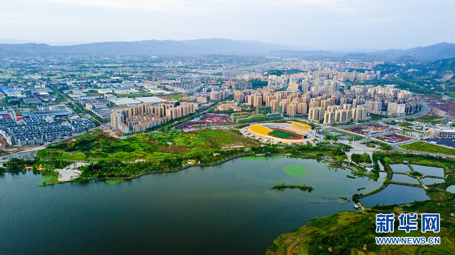 雙桂湖國家濕地公園成重慶梁平“城市綠肺”