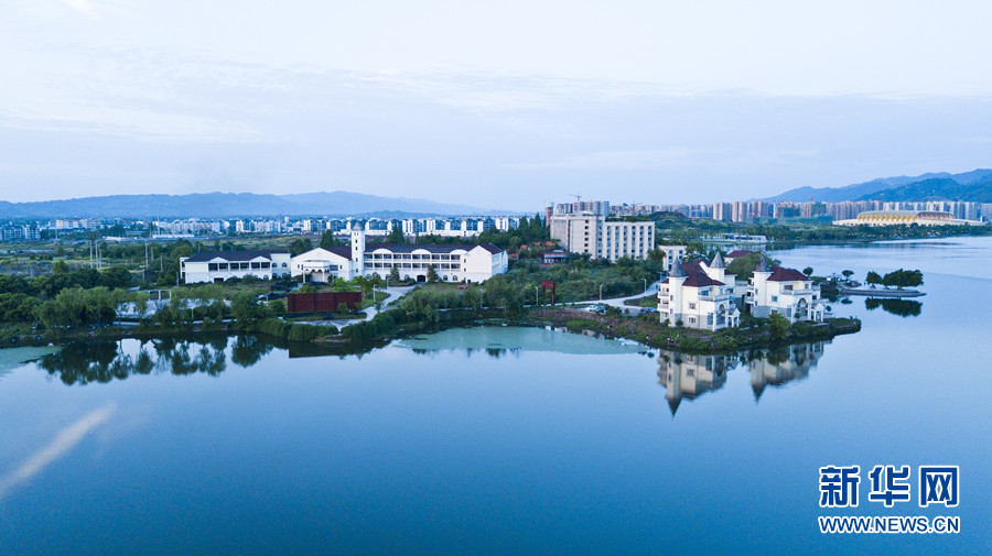 雙桂湖國家濕地公園成重慶梁平“城市綠肺”