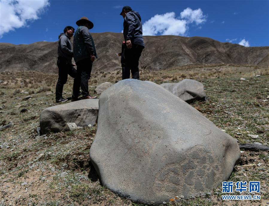 青海玉樹稱多縣發現大批岩畫