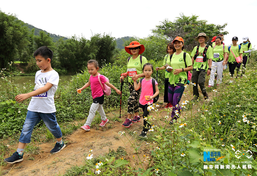 廣東：路過花海、穿越田園 無人機帶你到從化享山林野趣