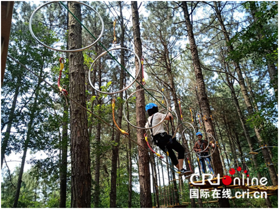 （供稿 旅遊列表 三吳大地南京 移動版）南京高淳椏溪國際慢城叢林穿越項目正式試運營