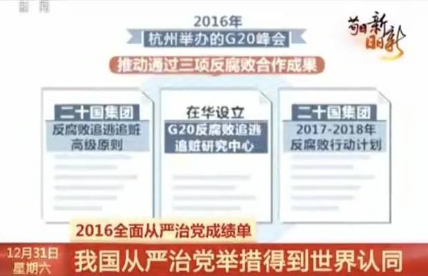 必知 | 2016年發生的這些大事 推動整個中國在前進！