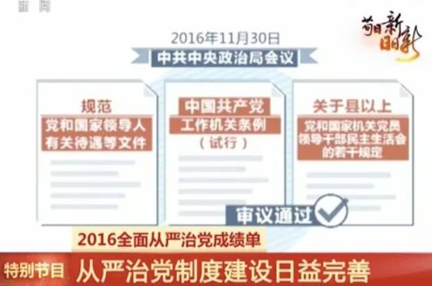 必知 | 2016年發生的這些大事 推動整個中國在前進！