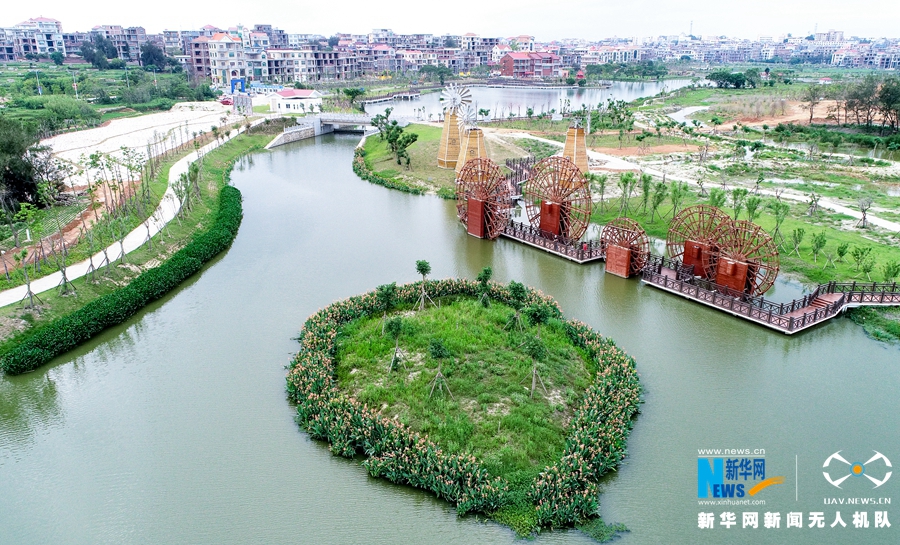 福建湄洲島“治水”展露生態美景