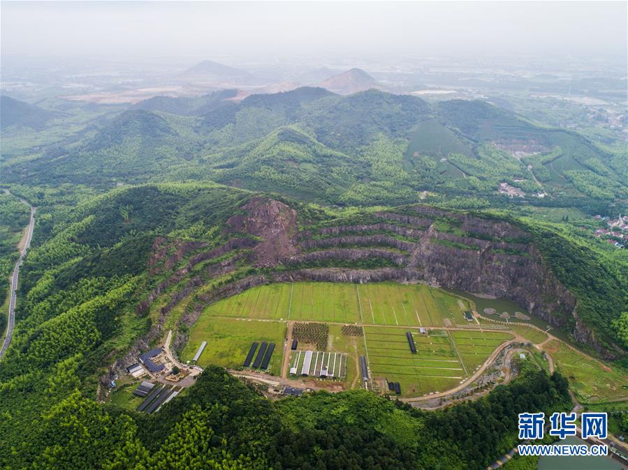 浙江湖州：廢棄礦山復綠變身生態公園