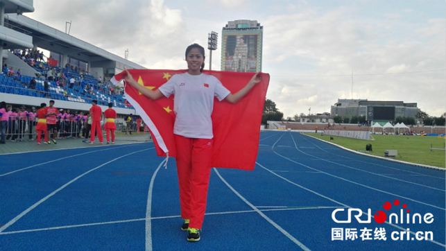 [唐已審][供稿]第三屆青奧會亞洲區預選賽  廣西王美茹奪女子200米亞軍