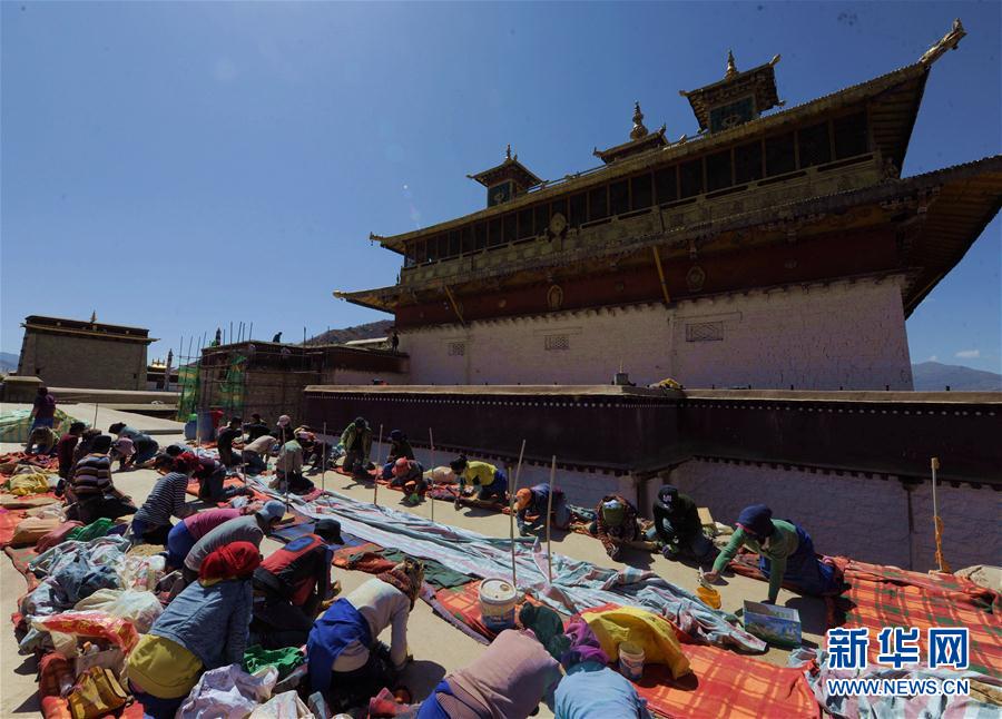 桑耶寺主體建築維修工程已近完工