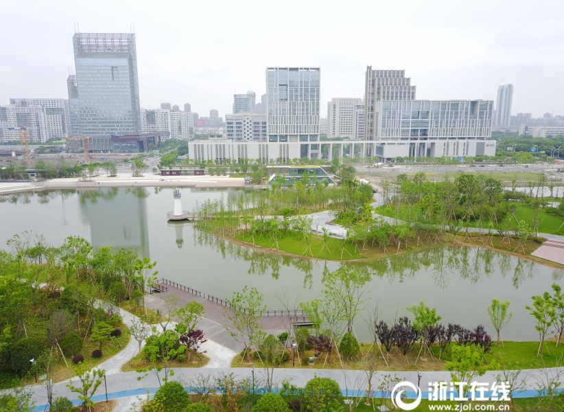 城市生態新地標 寧波鄞州“綠肺”即將竣工