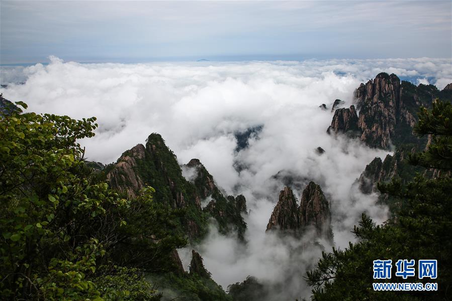 水墨黃山