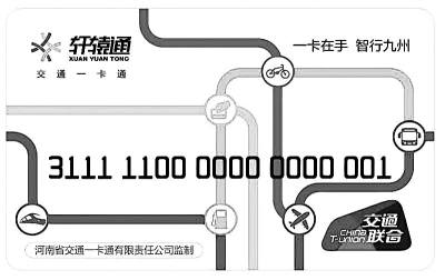 【頭條列表】河南省交通一卡通“軒轅通”擬今年10月全省聯通 獲網友點讚