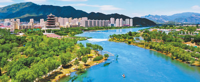 25年來—永定河北京段首次全線通水