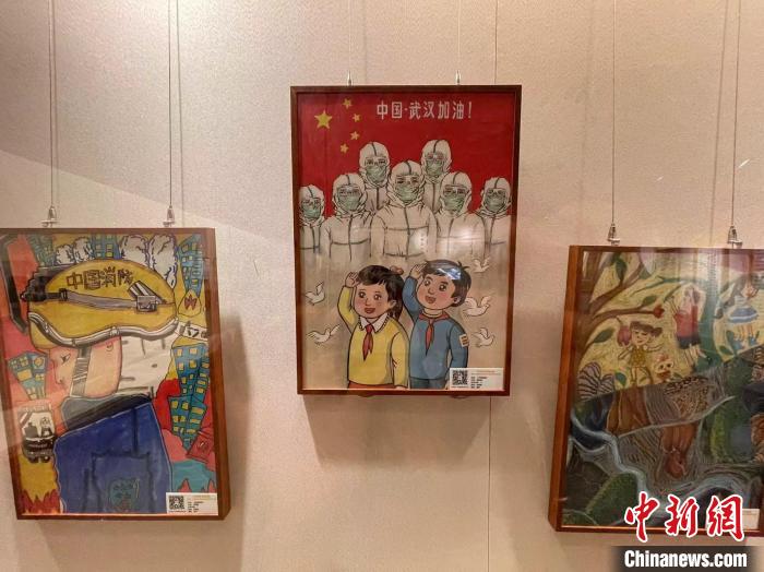 超百幅少兒書畫作品杭州展出：童心童眼繪就共富風景