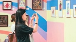 兒童藝術作品綻放“同樣的光芒”