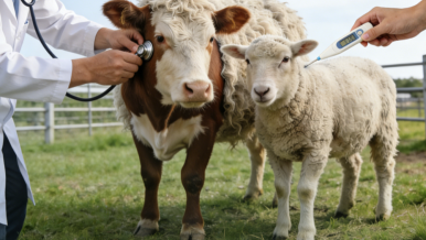 寒假裏 這群大學生給牛羊“上門體檢”