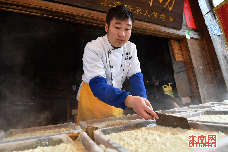 【焦點圖】【南平】【移動版】【Chinanews帶圖】和平古鎮：百年豆腐 傳奇豆富