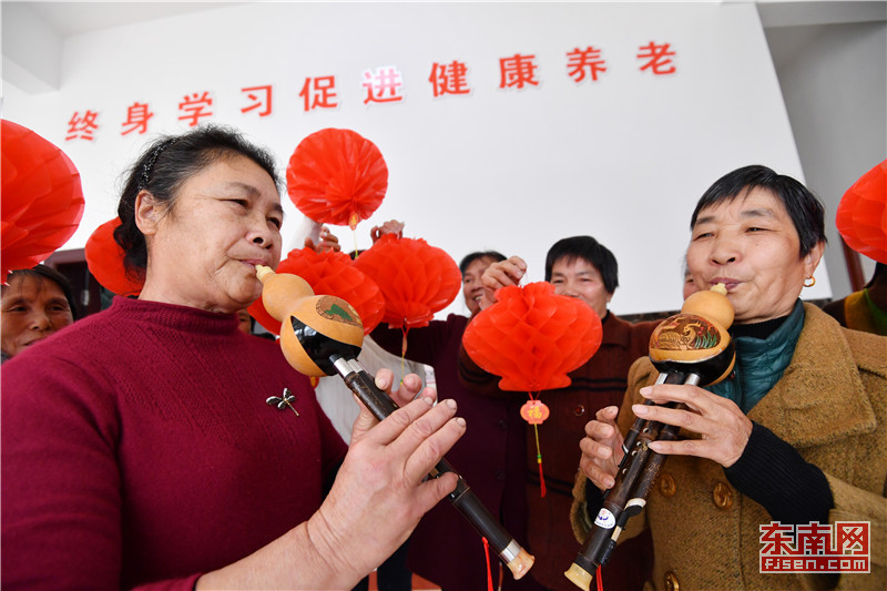 【焦點圖】【三明】【移動版】【Chinanews帶圖】福建沙縣：“樂齡學堂”樂融融