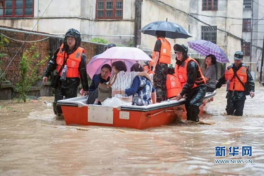 【焦點圖】福建多地發生強降雨　多部門聯合搶險救災