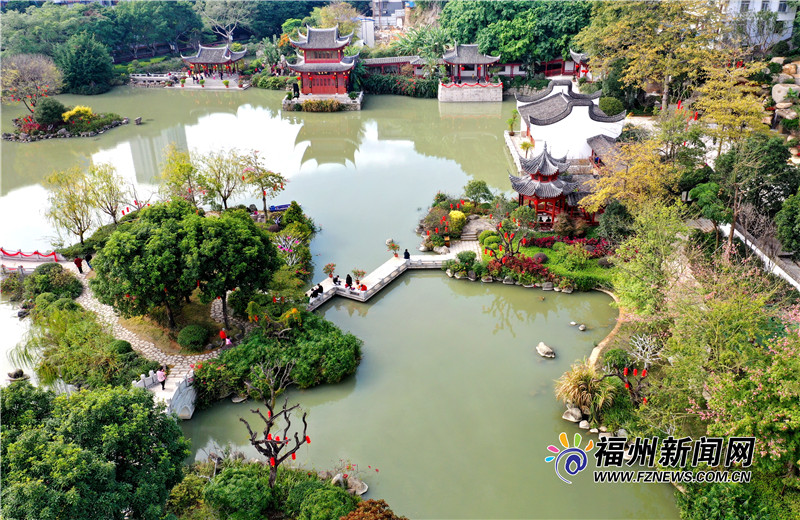 黎明湖公園：半湖園林半湖塘 精緻風光惹人醉