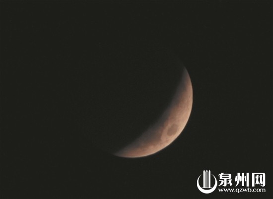 南安天柱山頂觀測月全食和火星衝日 共同見證星月童話