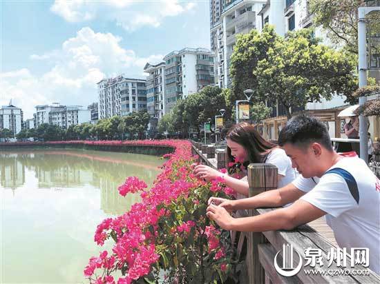 【旅遊  圖文】【滾動新聞】【地市 泉州】德化：河岸繫上“紅腰帶”