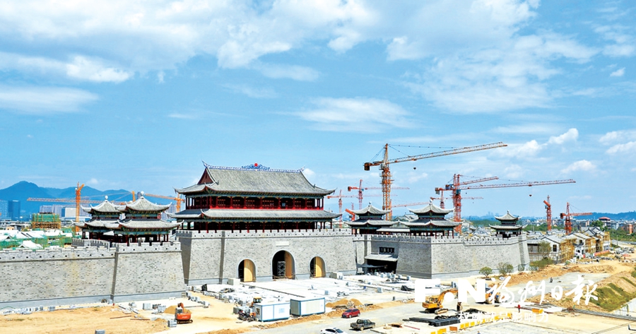 【焦點圖】【福州】【移動版輪播圖】【chinanews帶圖】福州：重點項目建設助力建設海絲戰略支點城市