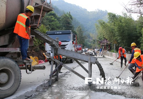 加快農村公路養護提升 永泰葛清線本月完工