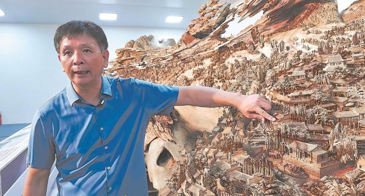 莆田木雕“刻活”京杭大運河