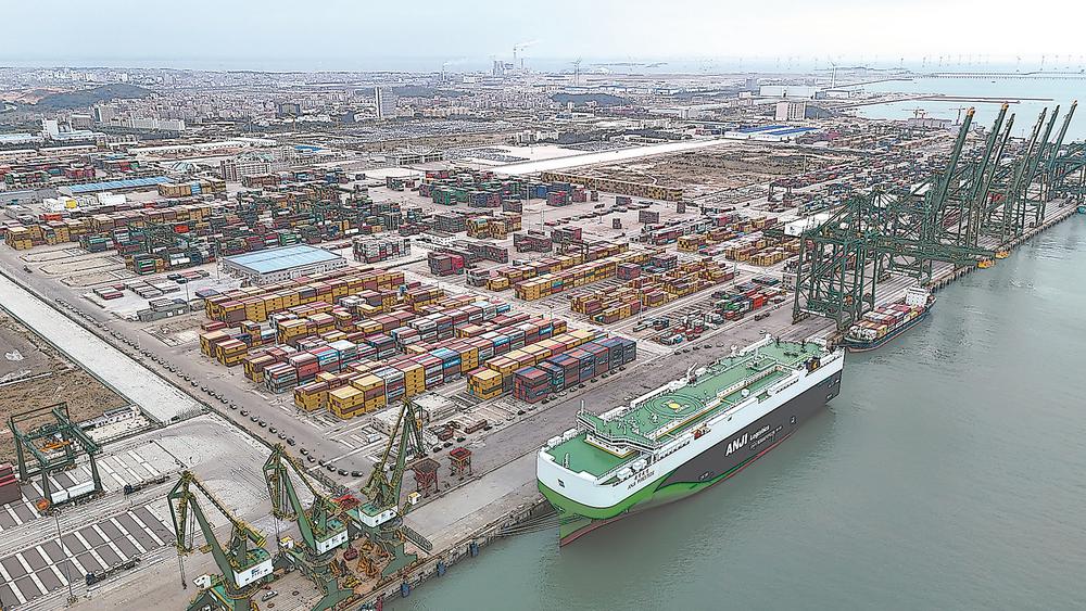 福州港江陰港區今年整車出口破萬輛