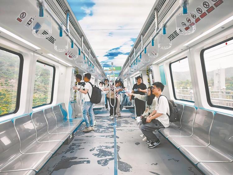 福州地鐵濱海快線5月8日全線空載試運行