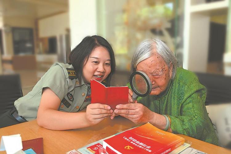 漳州為抗戰老兵建立“記憶檔案”