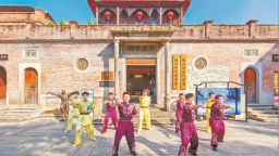 福州上下杭景區：永春白鶴拳表演吸引市民遊客目光