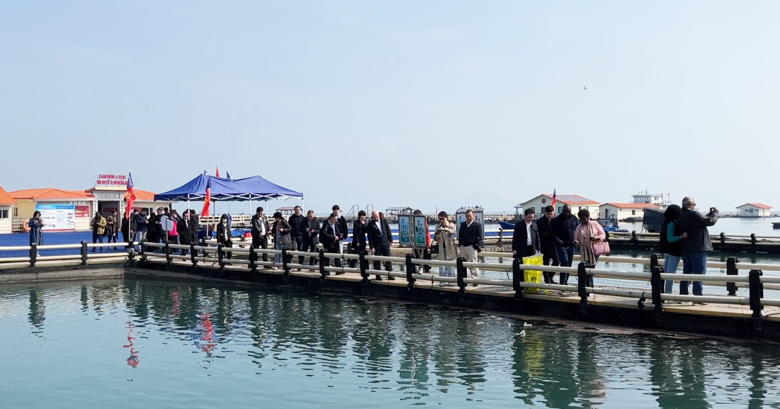參觀海上漁排