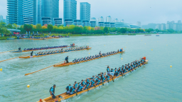 福州：飛槳逐浪勇爭先 競渡熱潮起吳航