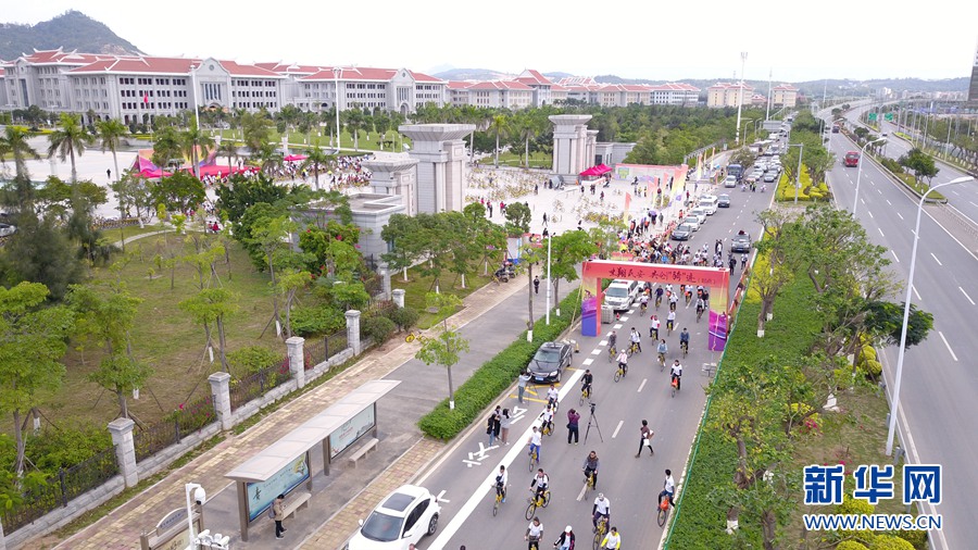 廈門翔安：千人騎行共賞新城變化