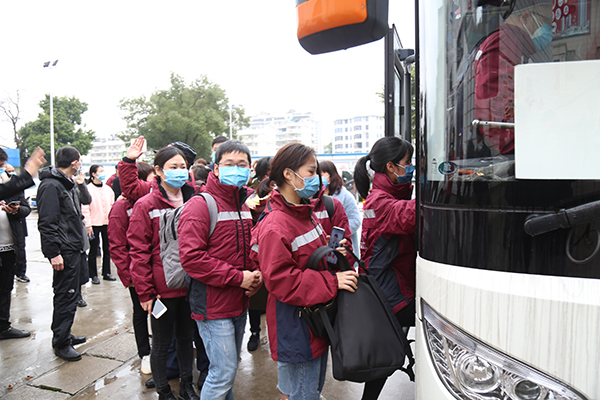 寧德市第五批20人支援湖北武漢醫療隊出發