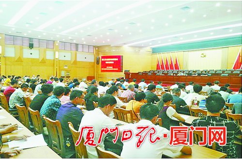 代表廈門接受核查 同安污染源普查通過省級驗收