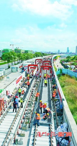 廈門地鐵工程22個在建項目快速推進 確保如期完成全年目標