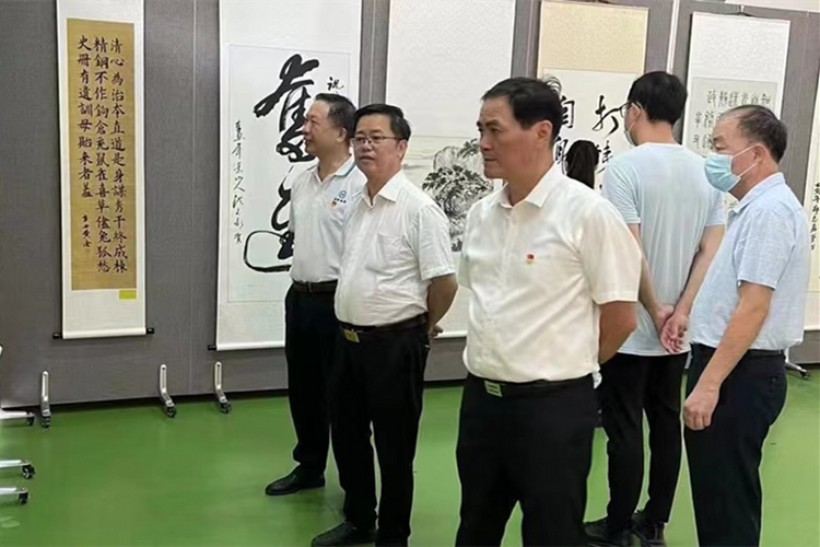 “喜迎二十大·翰墨揚正氣”廉潔書畫展在漳舉辦_fororder_圖片6