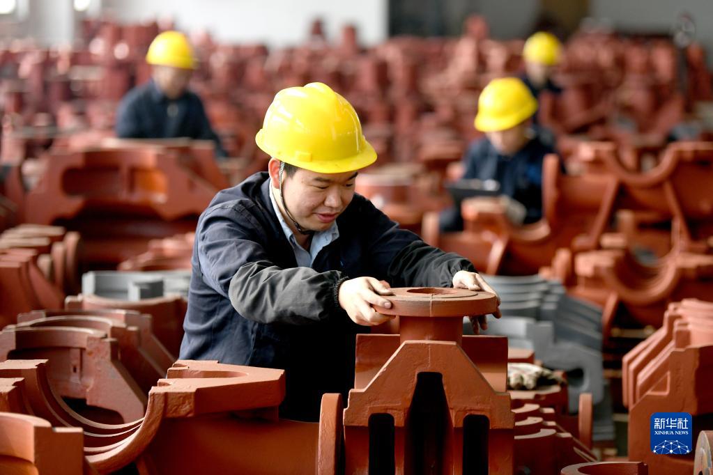 福建福州：泵業企業生産忙