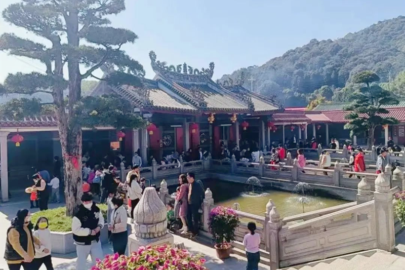 漳州平和：三平風景區新春開門紅_fororder_圖片1