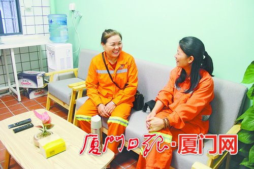 廈門市高度重視環衛工作 著力改善環衛工人居住環境