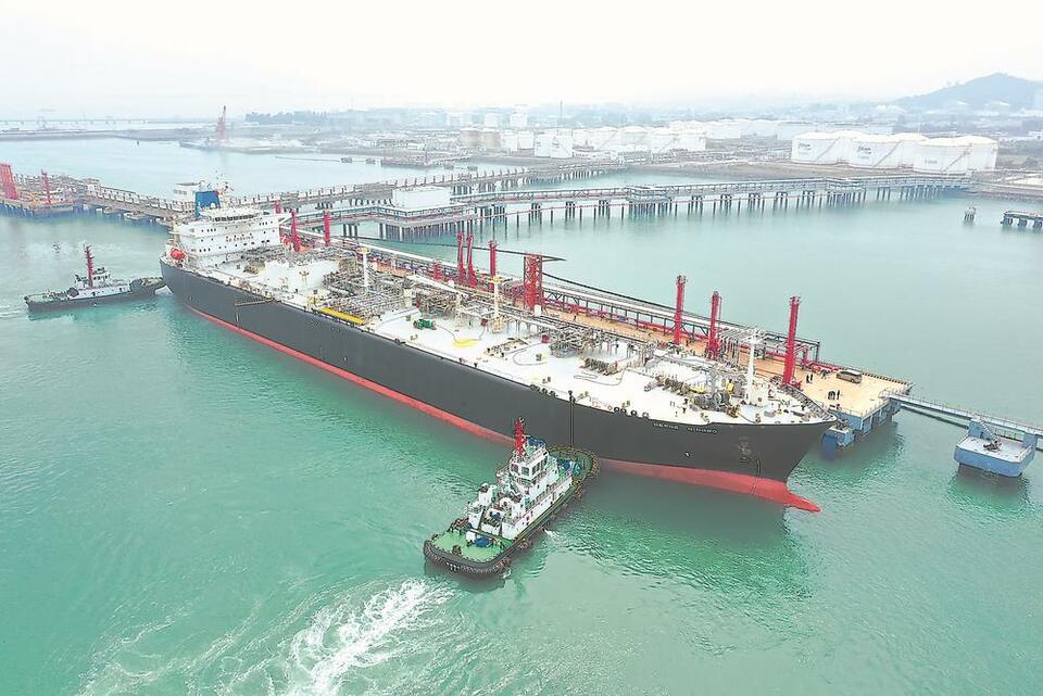 福建省首個公用液化烴碼頭迎來首艘外貿輪_fororder_dcae0695-4ec7-446a-ac68-5449791760a5